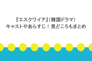 『エスクワイア』(韓国ドラマ)キャストやあらすじ!見どころもまとめ